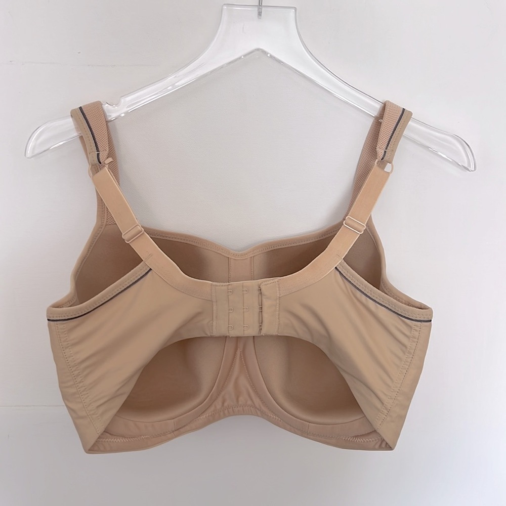 Panache Nude Beige Sports Bra - High Support Underwire in 34I US - Picture 3 of 14